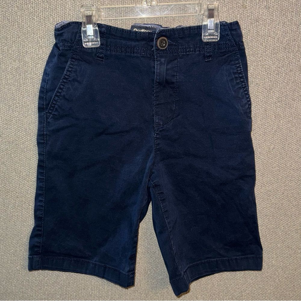 OshKosh B'gosh size 8 Blue Flat Front Shorts